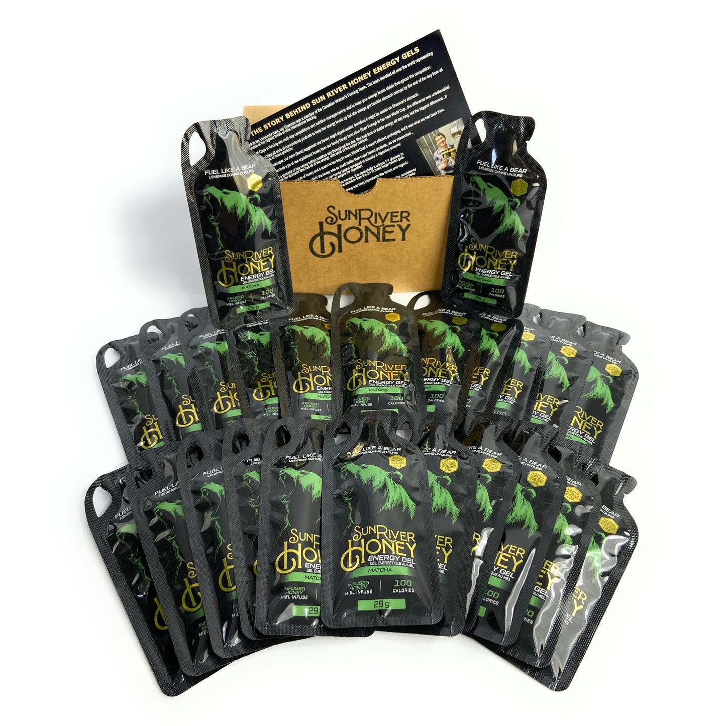 Matcha - 24 Count - Energy Gel