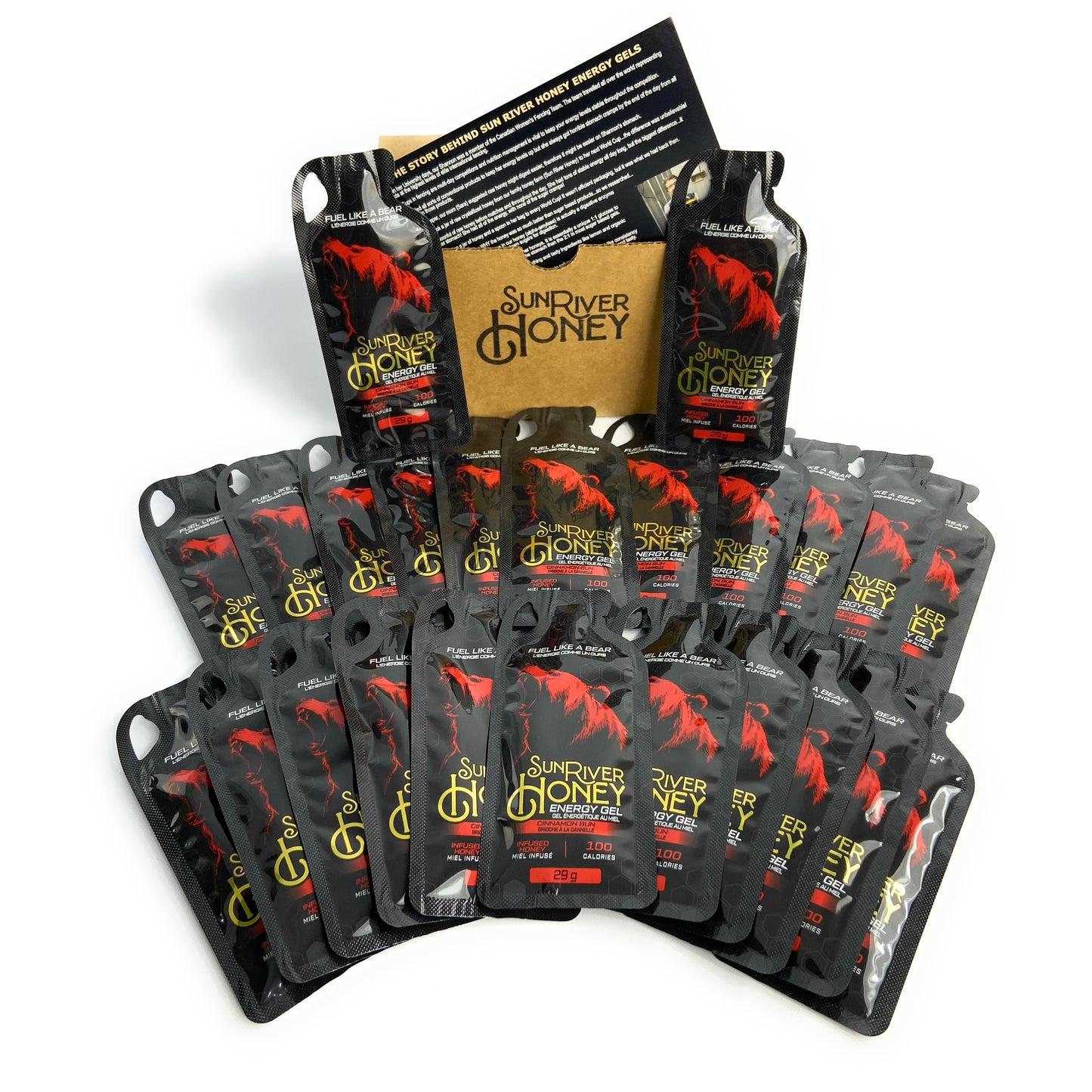 Cinnamon Bun - 24 Count - Energy Gel