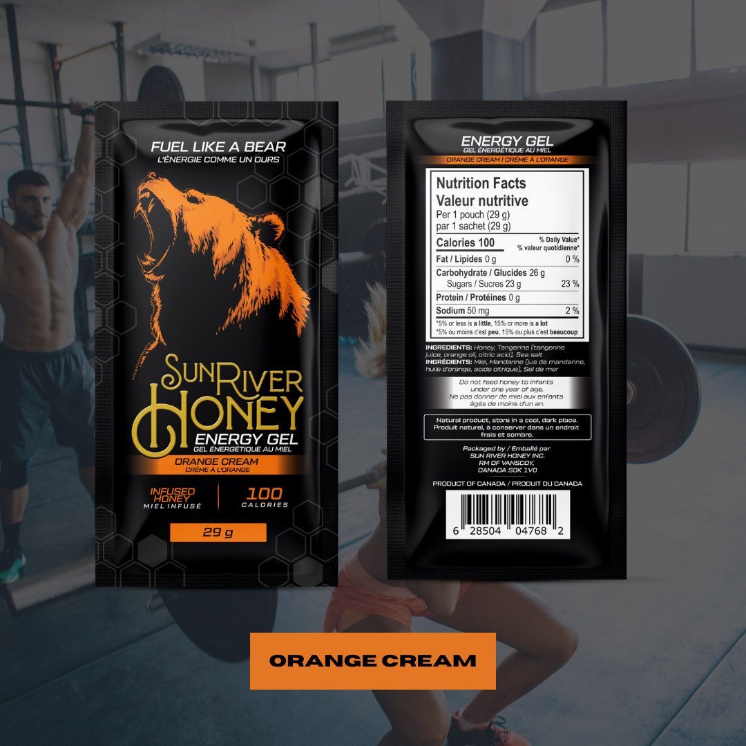 Orange Cream - 24 Count - Energy Gel