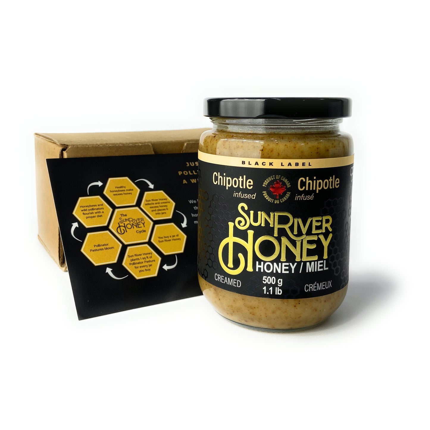 Chipotle Creamed Honey 500g Single