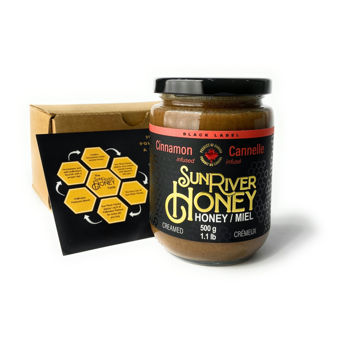 Cinnamon Creamed Honey 500g Single