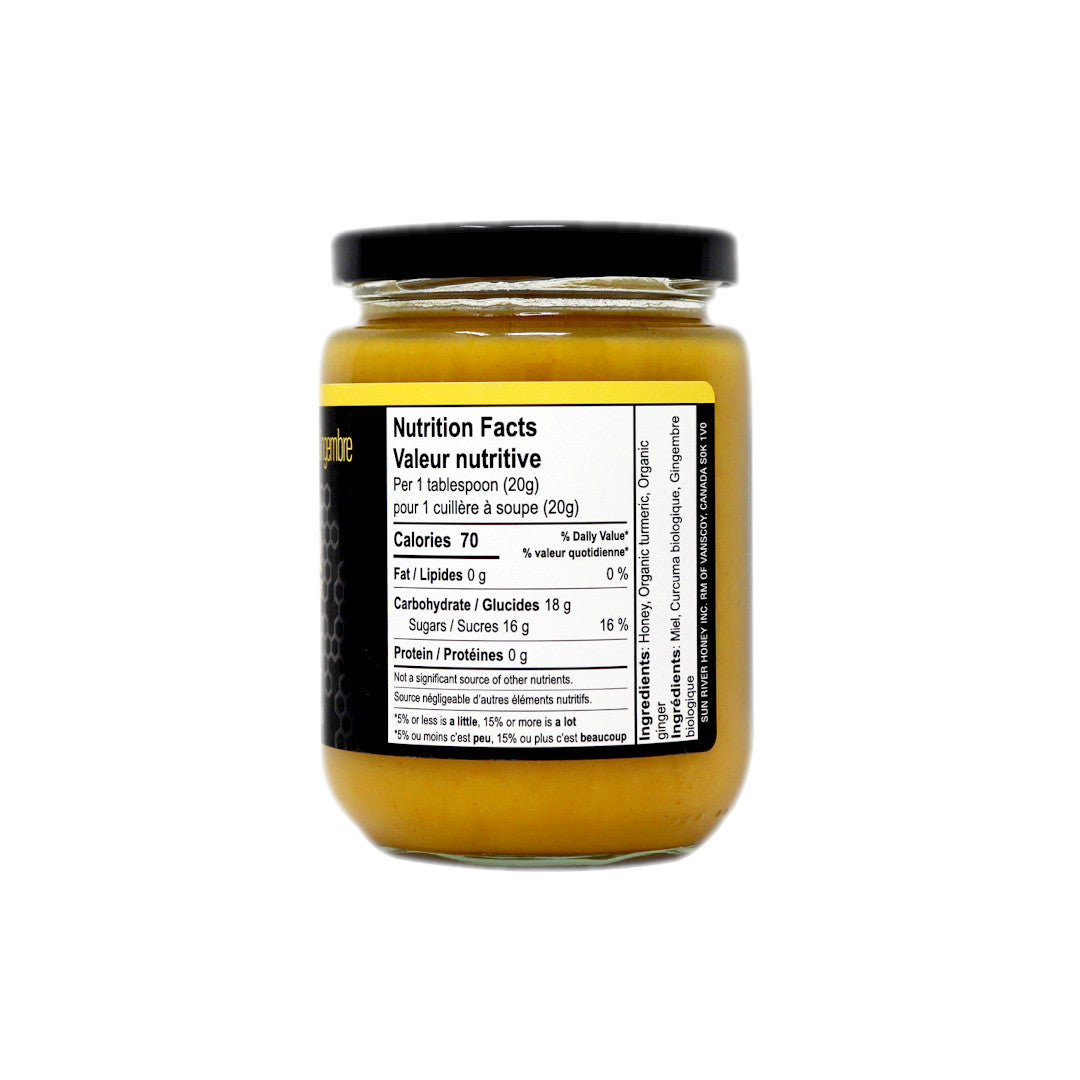Turmeric + Ginger Creamed Honey 500g Single