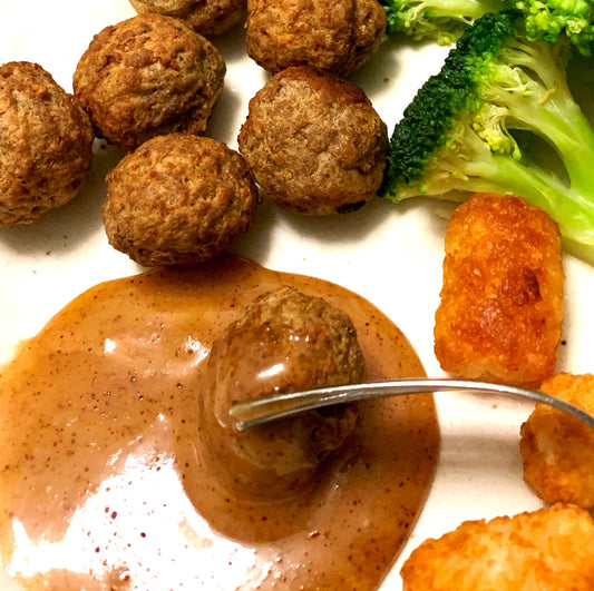 Savory Meatballs with Chipotle Honey Sauce
