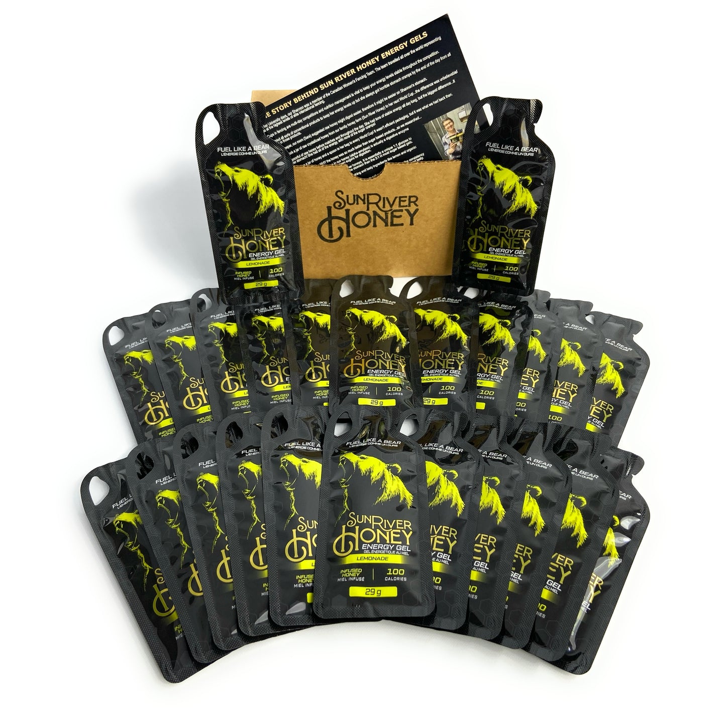 Lemonade - 24 Count - Energy Gel