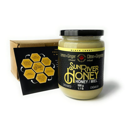 Lemon + Ginger Creamed Honey 500g Single
